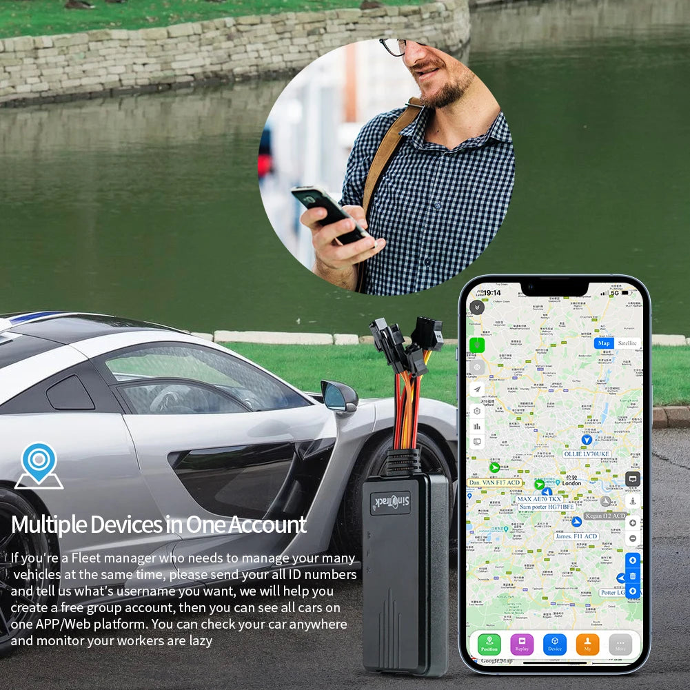 4G GPS Vehicle Tracker with Real-Time Tracking & Remote Engine Shut-Of